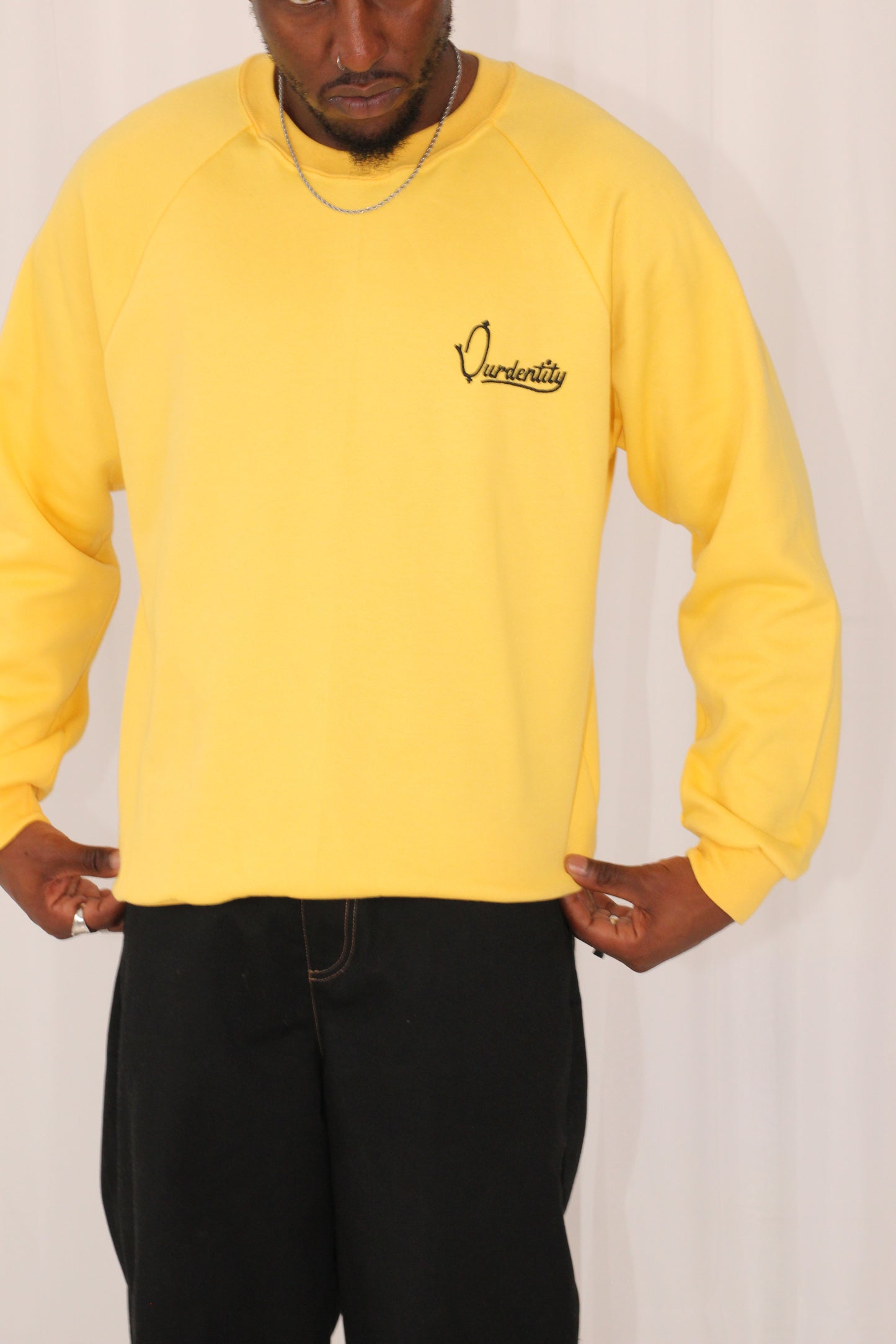 Yellow Crew Neck Jumper