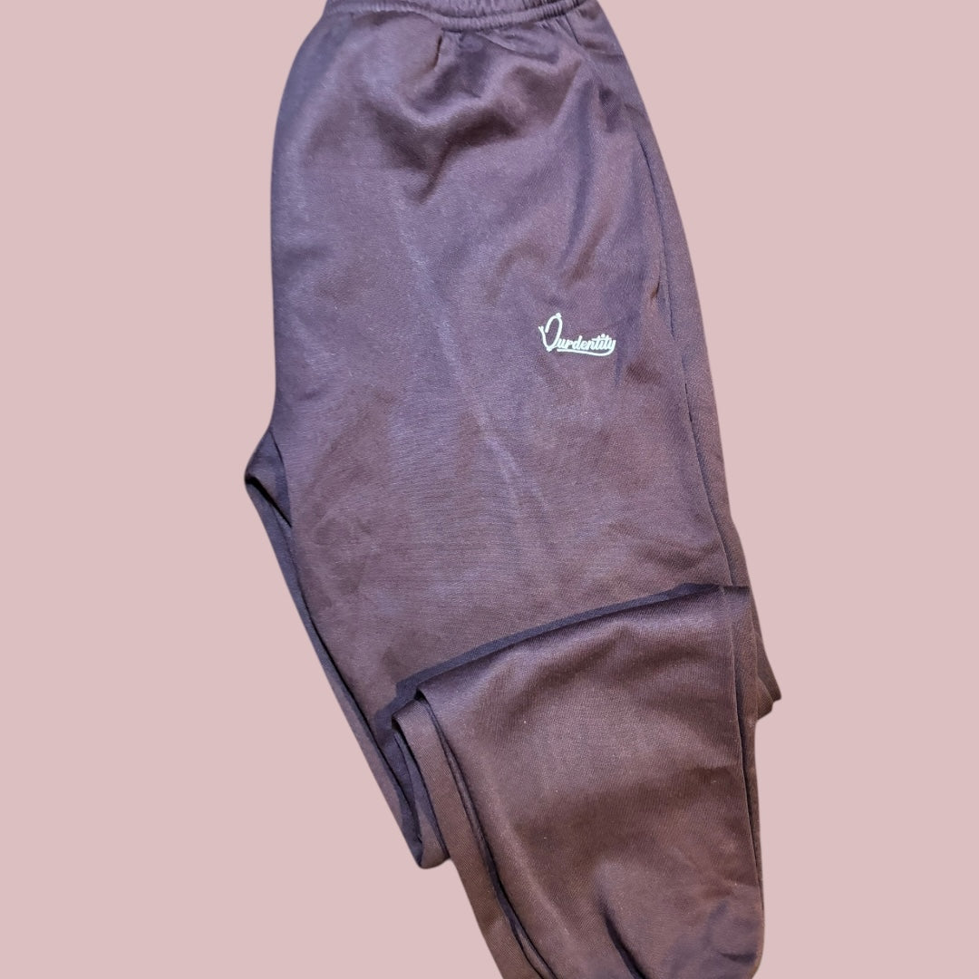 Brown Cuffed Tracksuit Bottoms