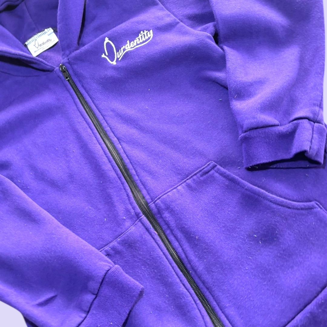 Purple Full Zip Hoodie