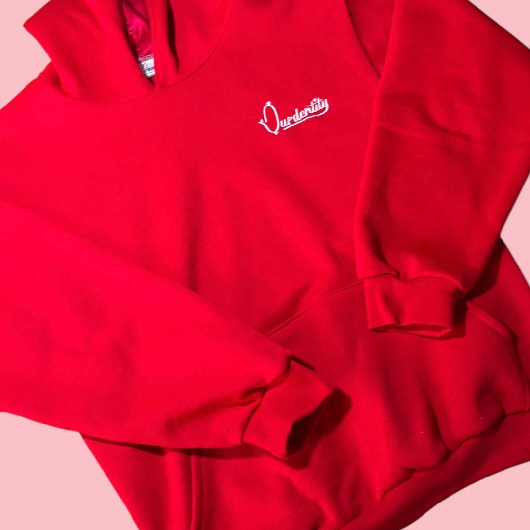 Red Overhead Hoodie