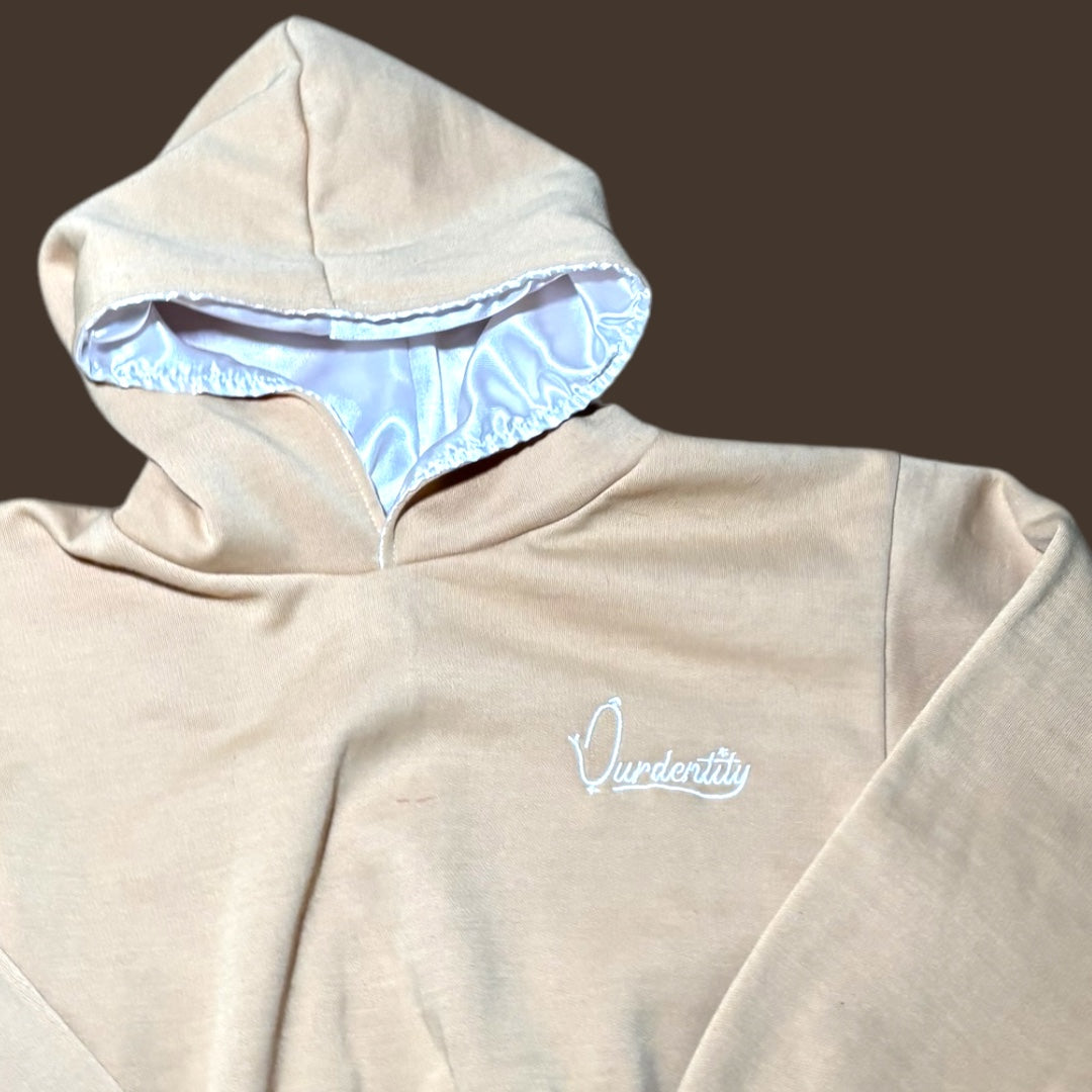 Caramel Crop Overhead Hoodie