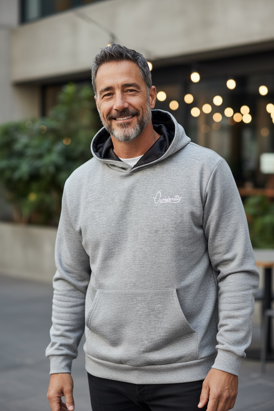 Smoke Grey Overhead Tracksuit with Open Ankle Bottoms