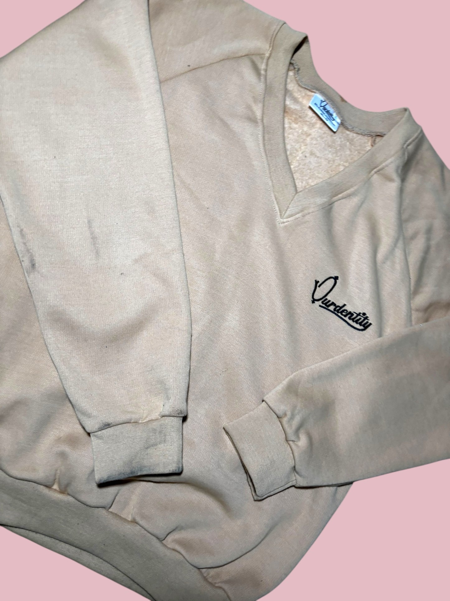 Mushroom V Neck Jumper