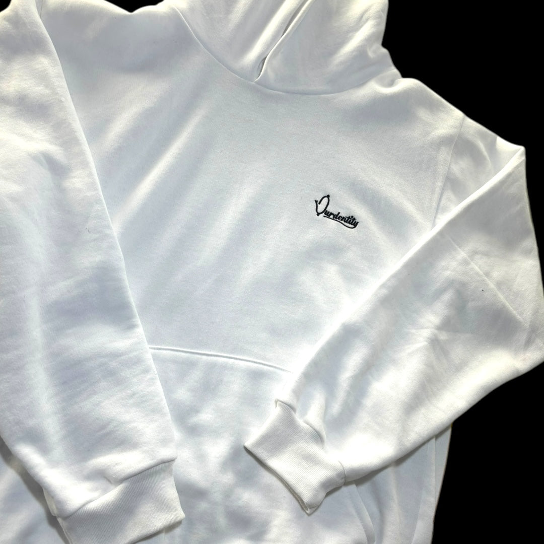 White Overhead Cuff Bottom Tracksuit