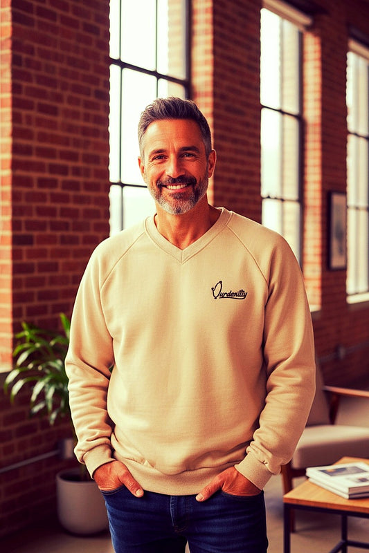 Caramel V Neck Jumper