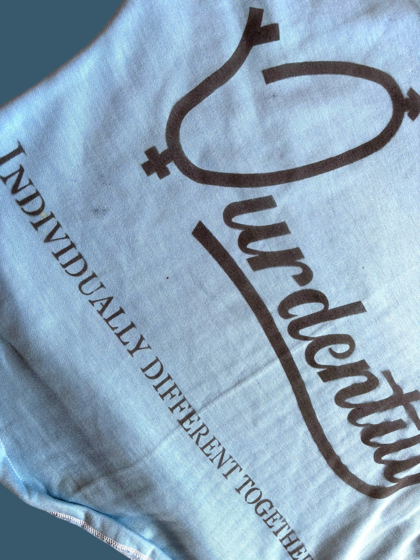 Sky Blue Pump Cover Gym Top