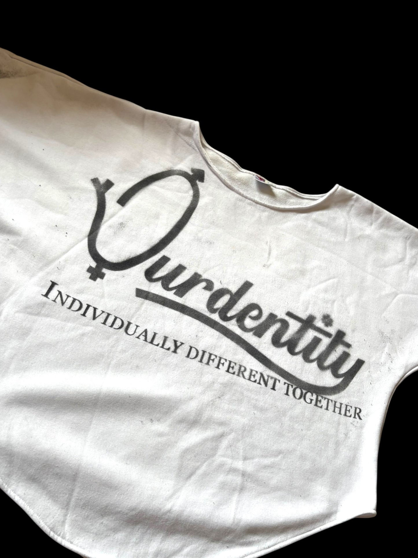 White Pump Cover Gym Top