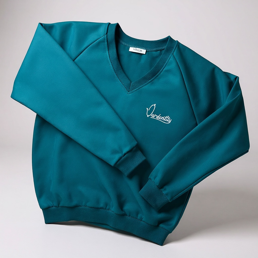 Forest Green V Neck Jumper