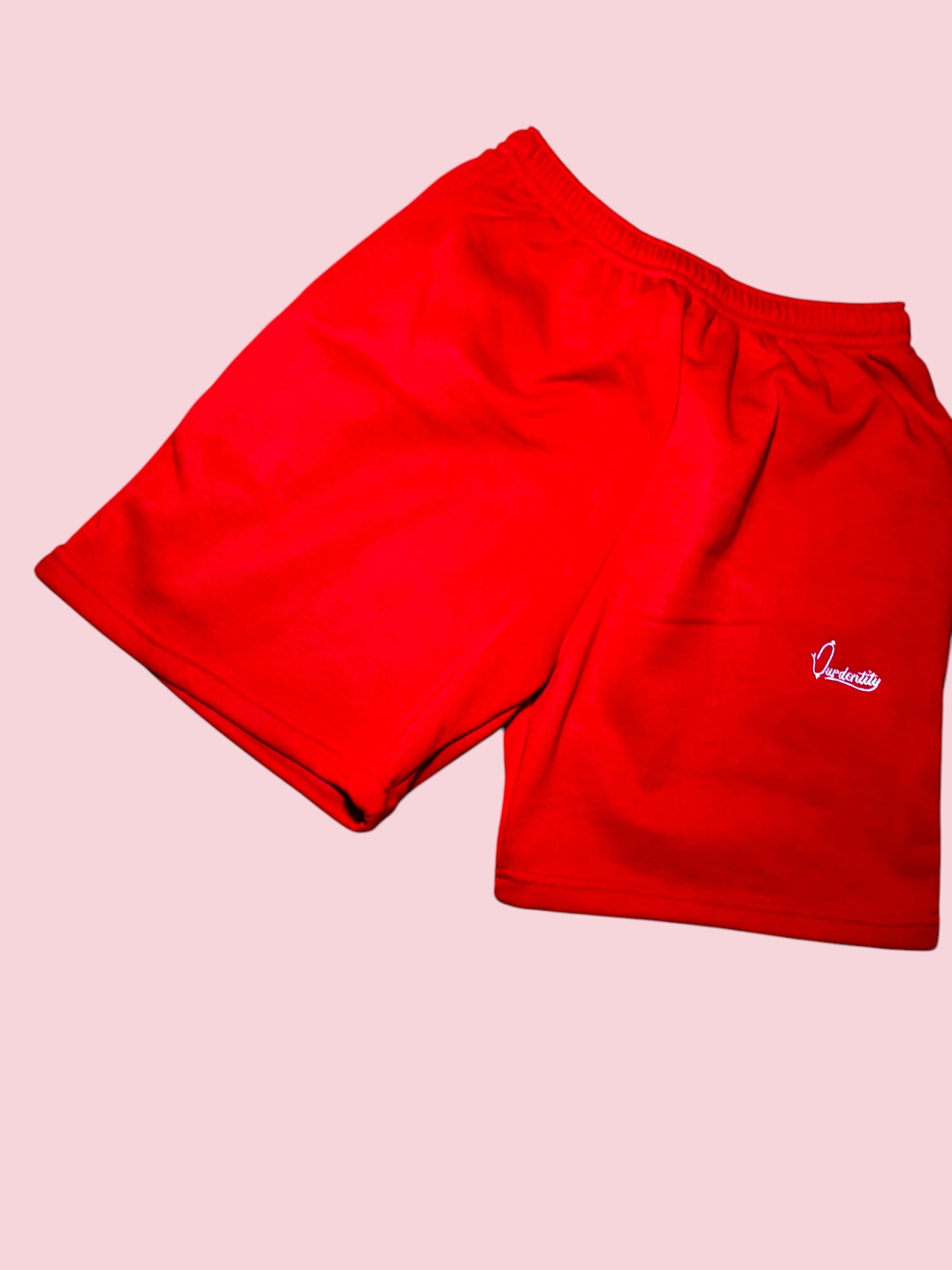 Red Tracksuit Shorts