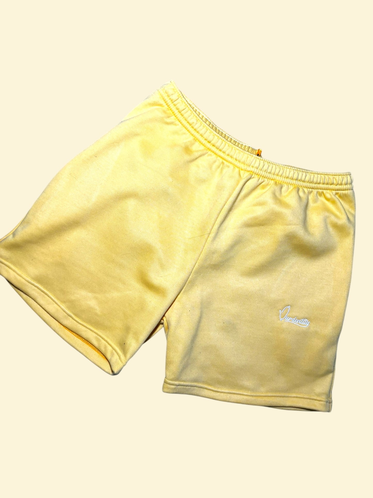 Yellow Tracksuit Shorts