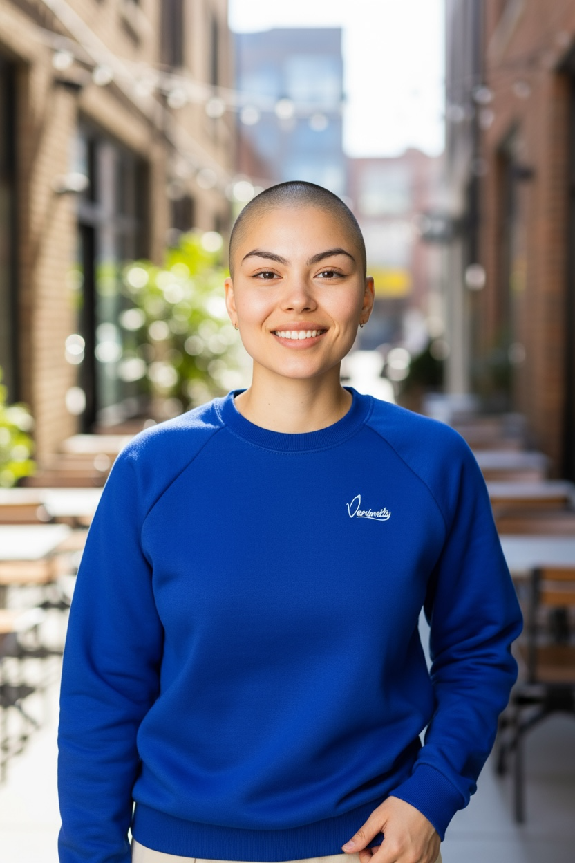 Royal Blue Crew Neck Jumper
