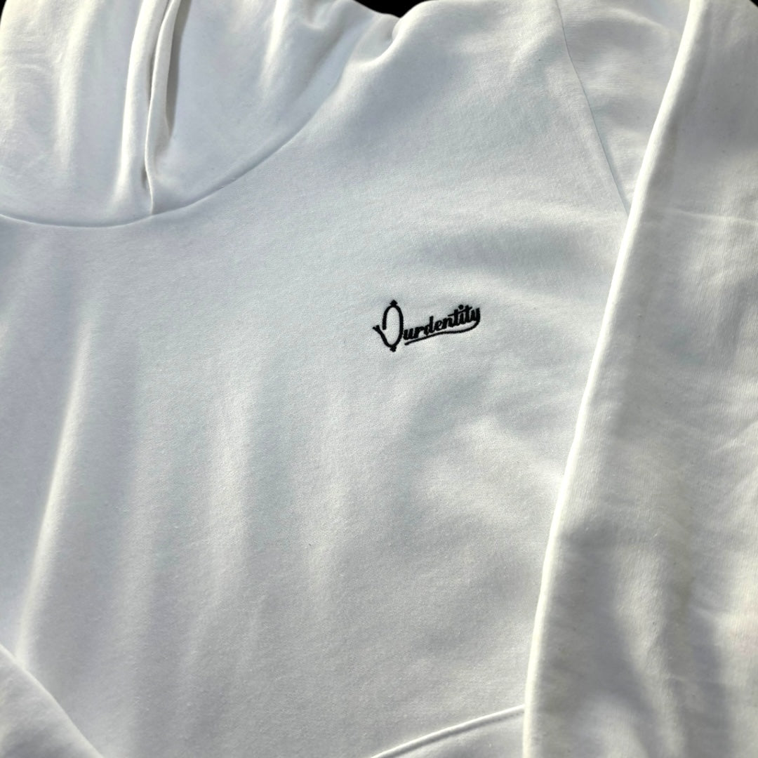 White Overhead Hoodie