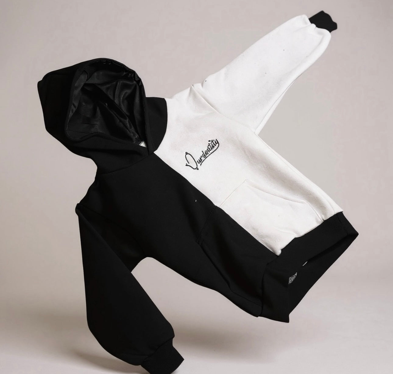 Kids Black and White Tracksuit