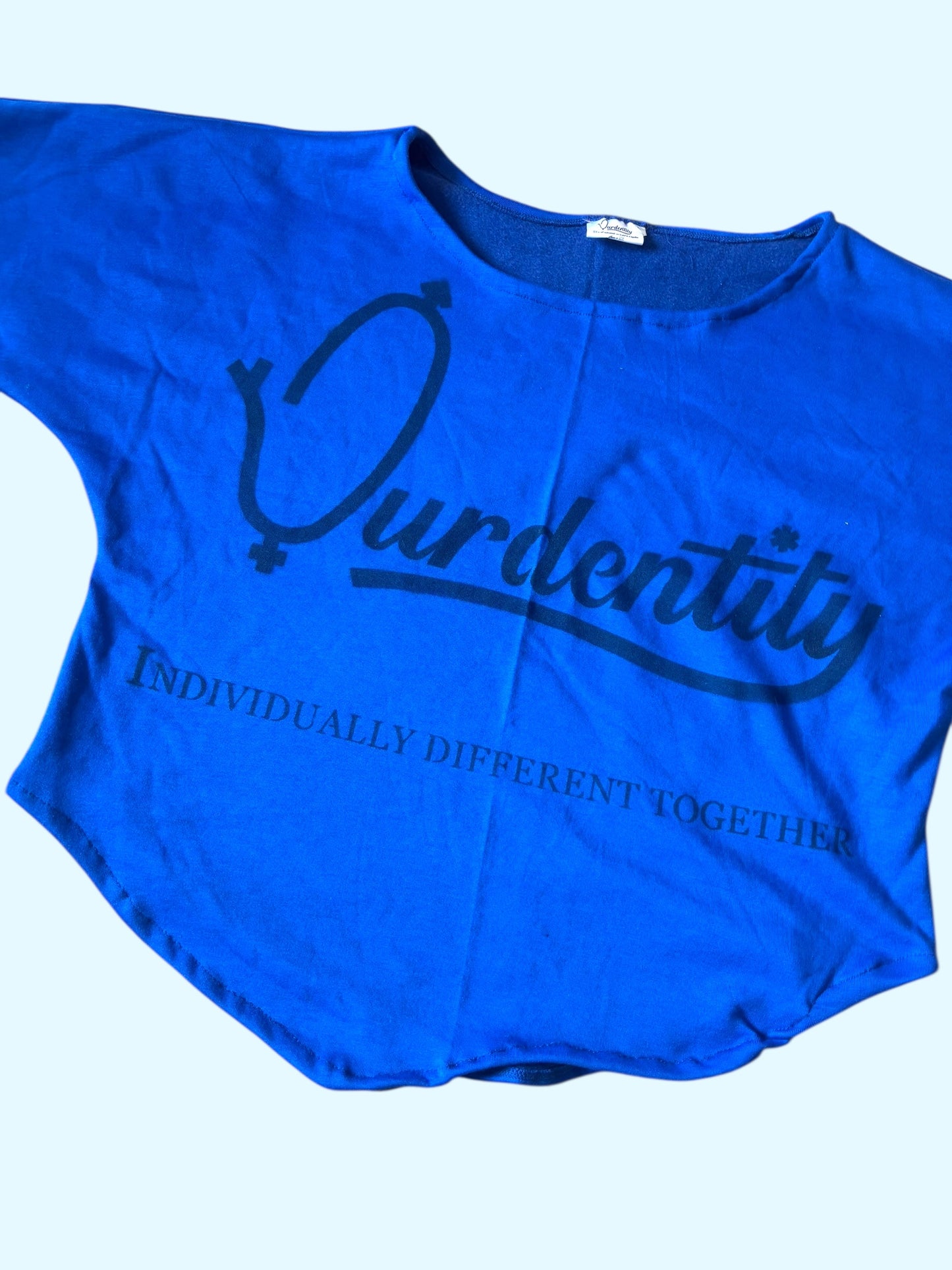 Royal Blue Pump Cover Gym Top