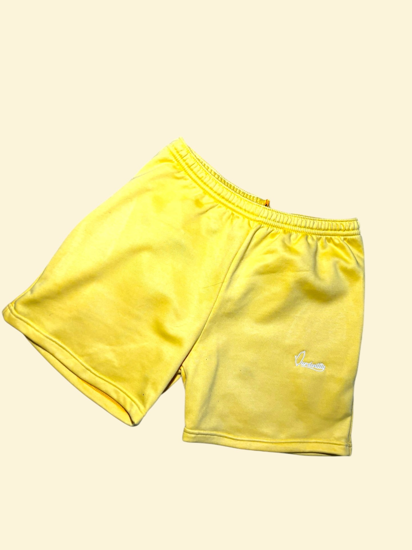 Yellow Tracksuit Shorts