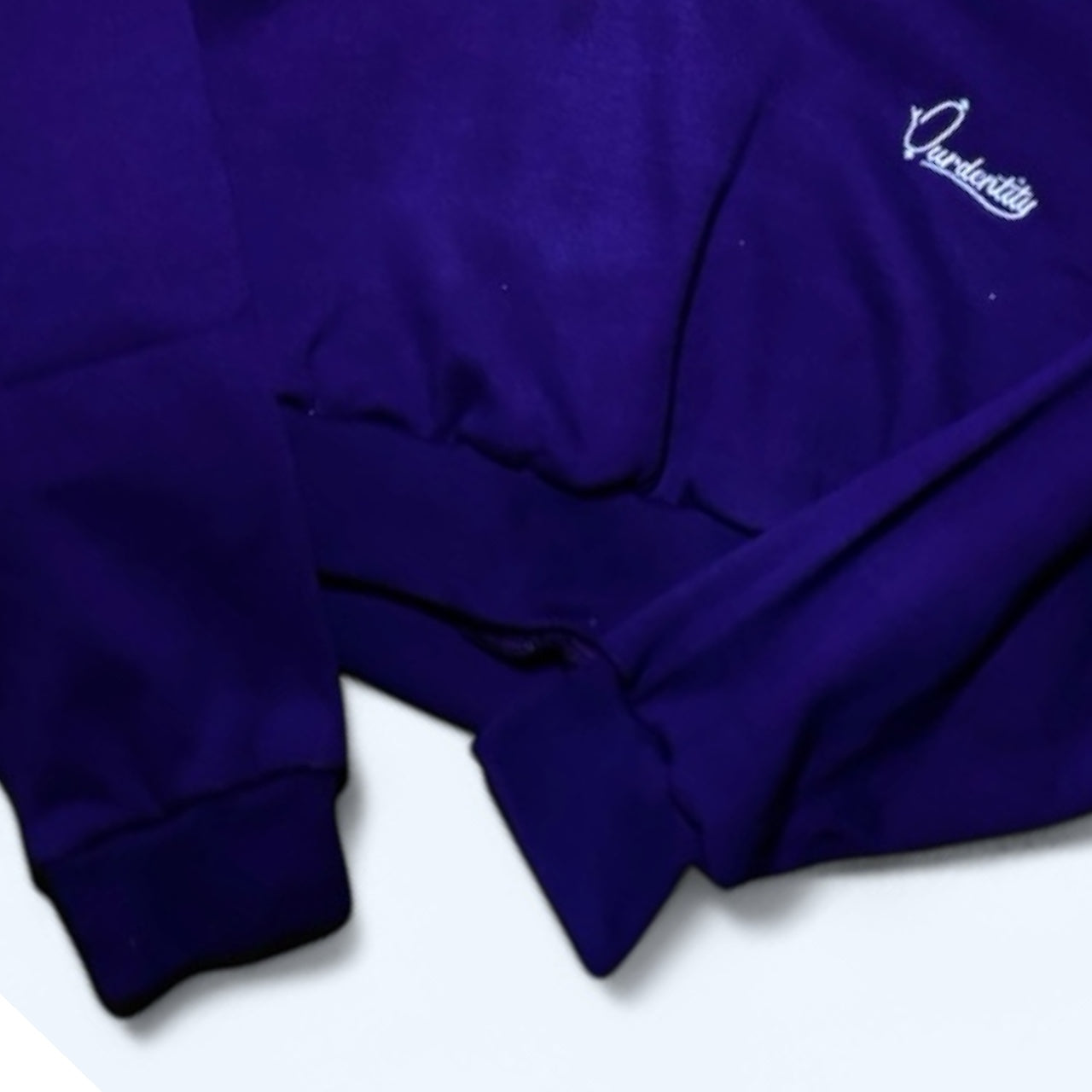 Purple Crop Overhead Hoodie