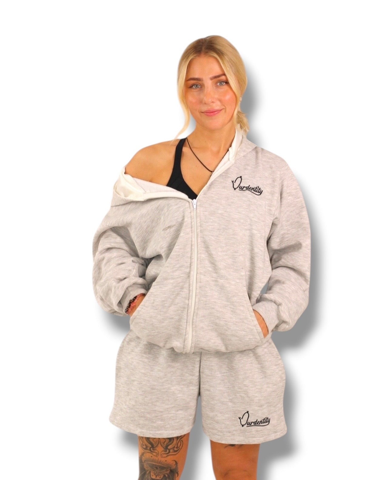 Signature Silver Grey Shorts