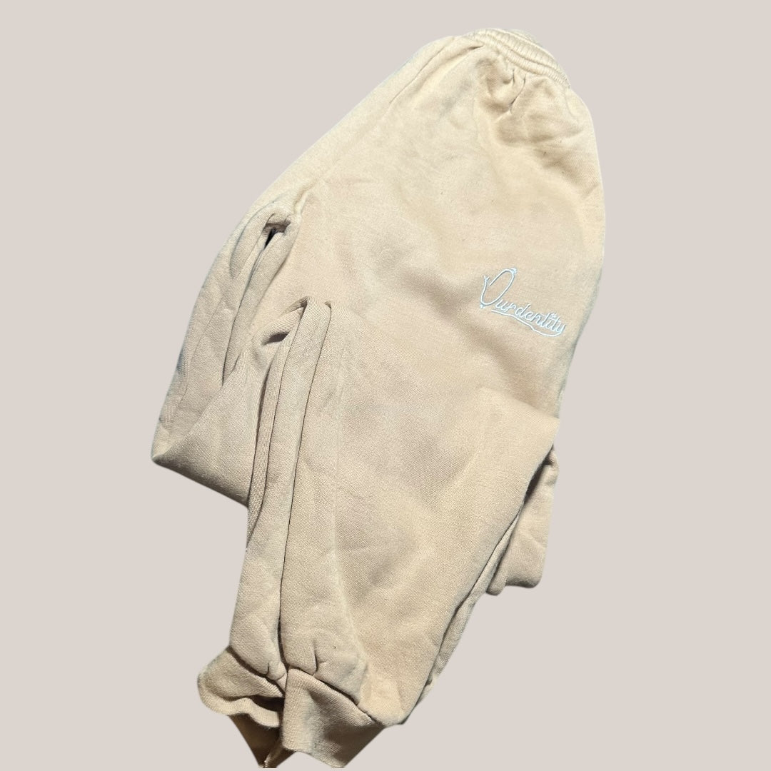 Caramel Cuffed Tracksuit Bottoms