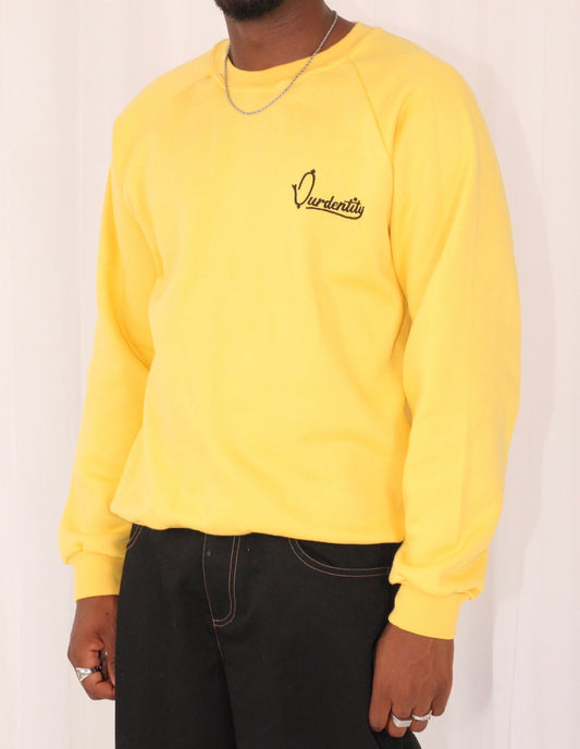 Yellow Crew Neck Jumper