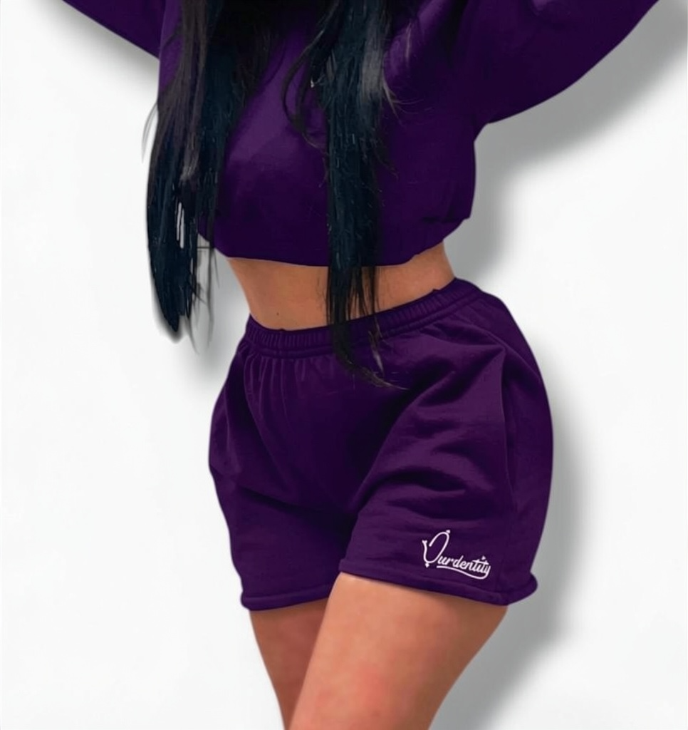 Purple Lounge Shorts