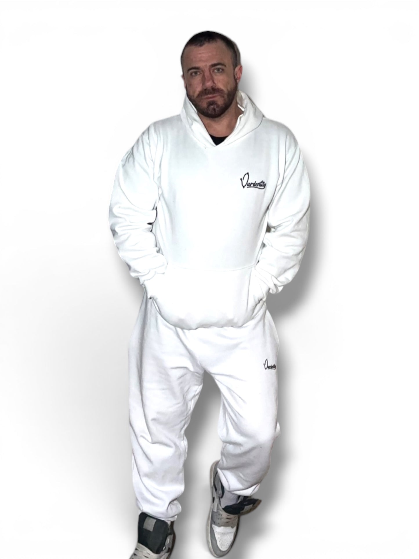 Signature White Hoodie
