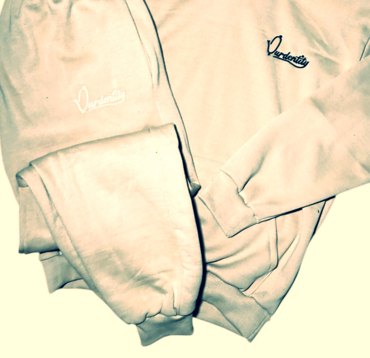 Caramel Overhead Cuff Bottom Tracksuit