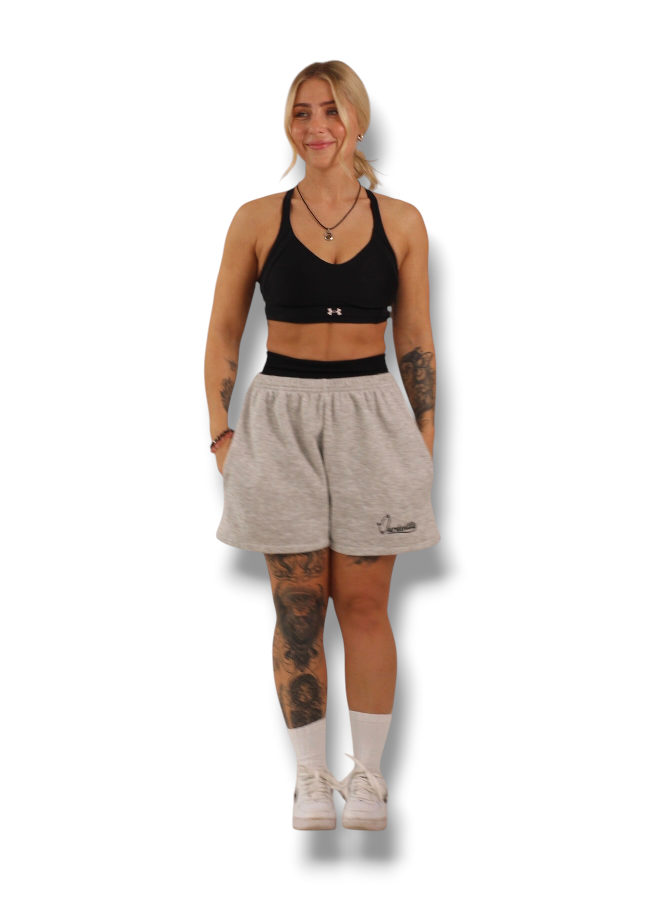 Signature Silver Grey Shorts
