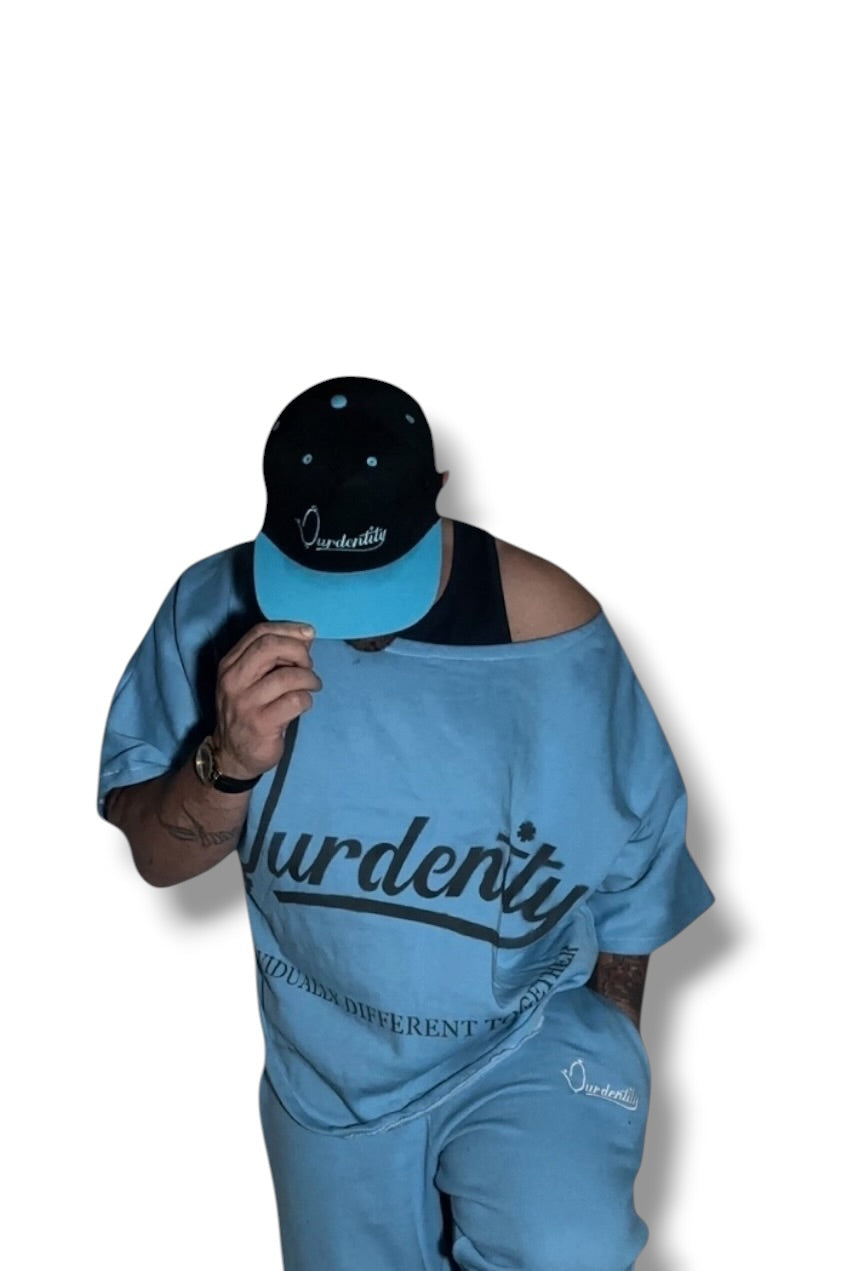 Sky Blue Pump Cover Gym Top