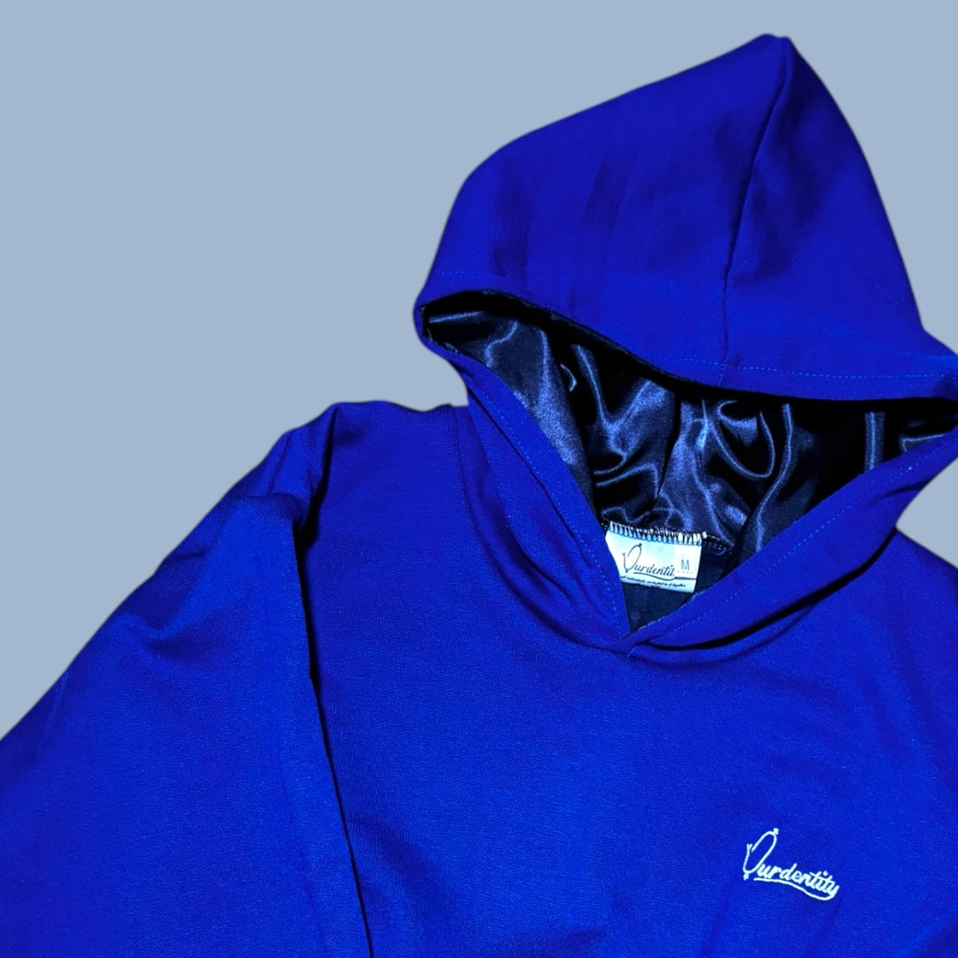 Lagoon Blue Crop Overhead Hoodie