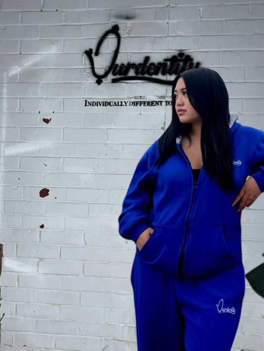 Satin Lined Royal Blue Hoodie