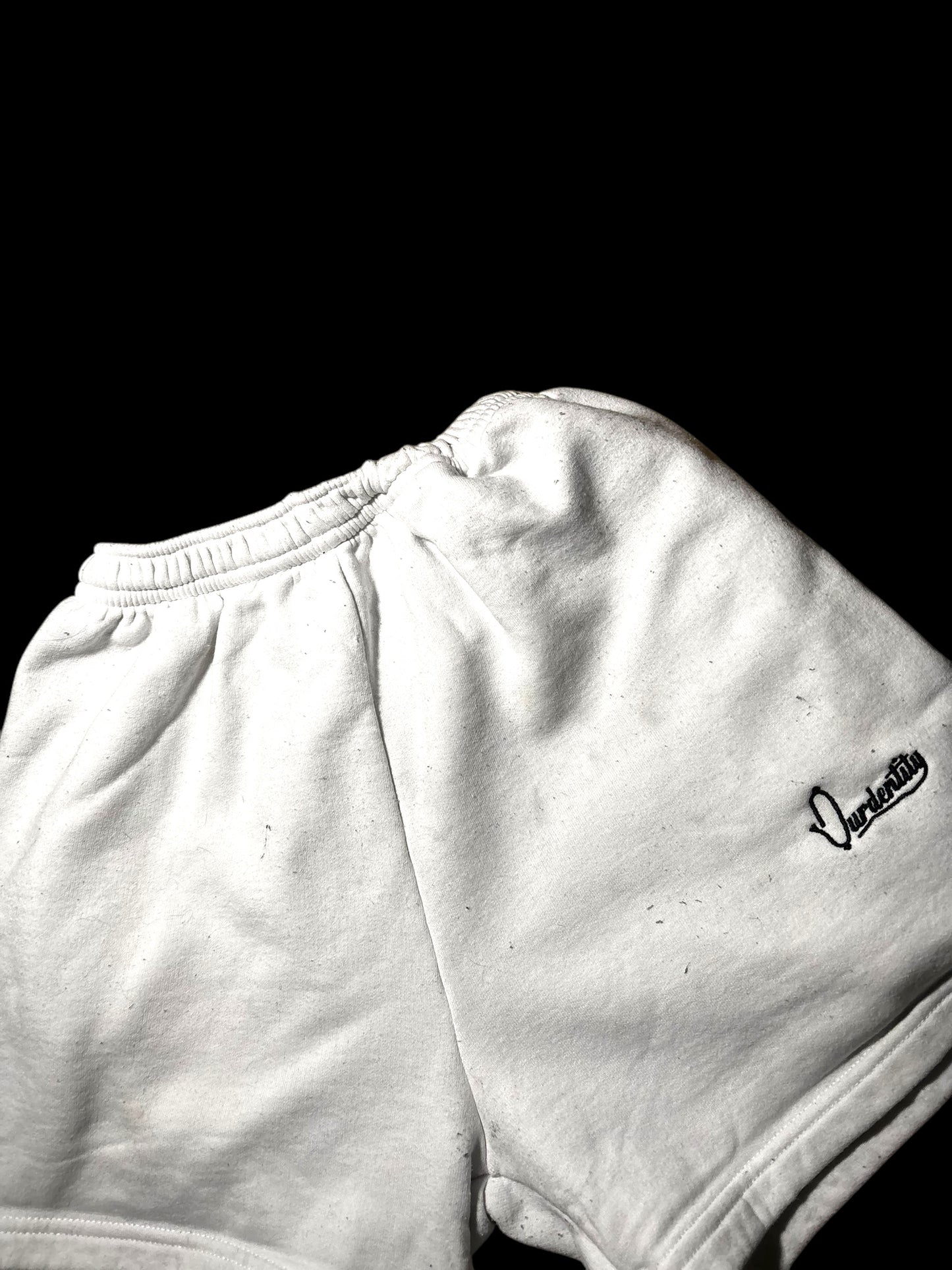 White Tracksuit Shorts