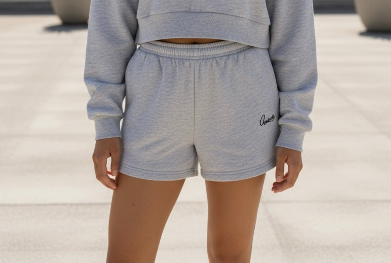 Silver Grey Lounge Shorts