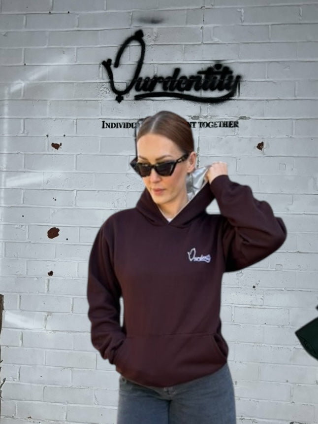 Satin Lined Brown Hoodie