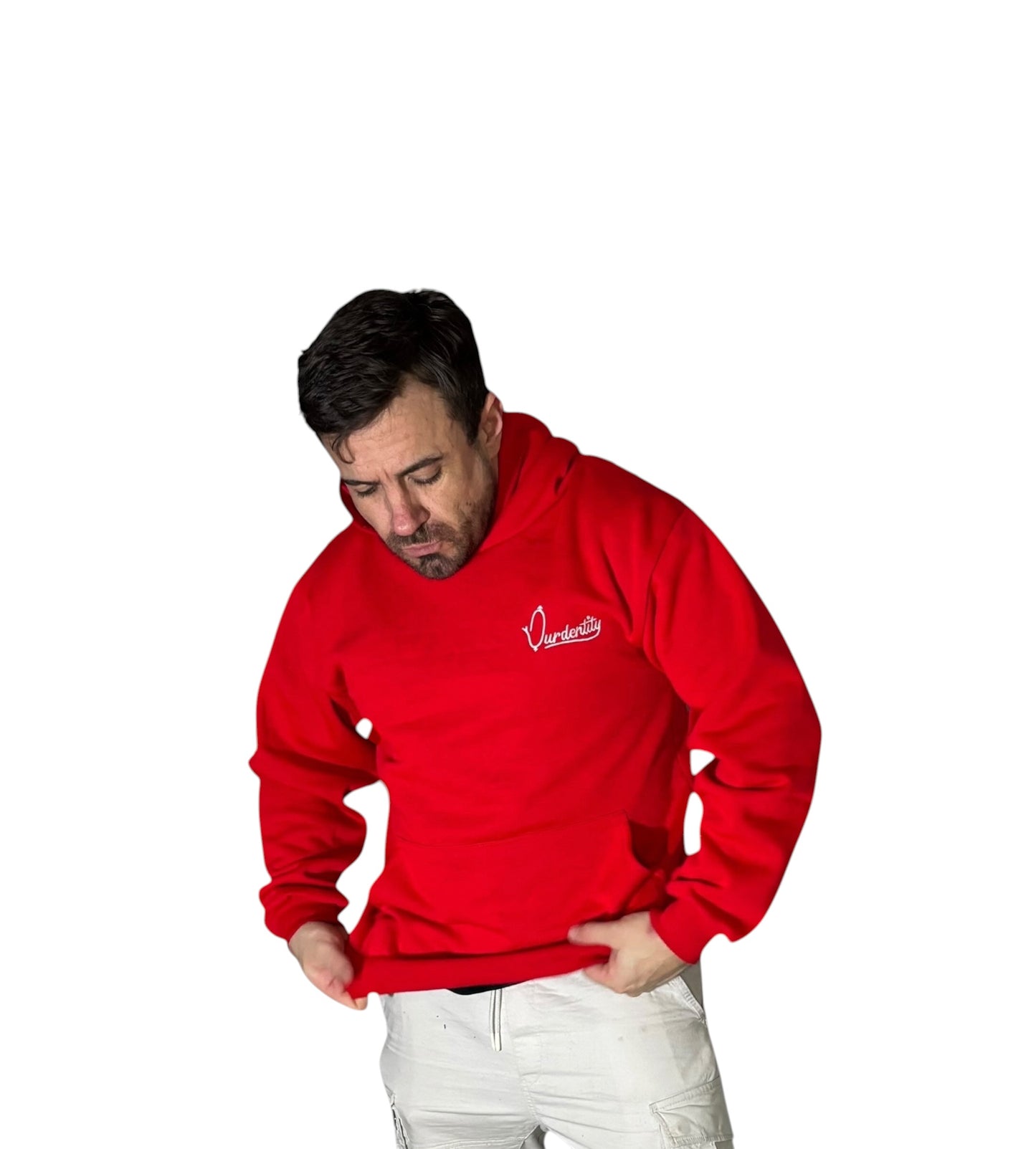Satin Lined Red Hoodie
