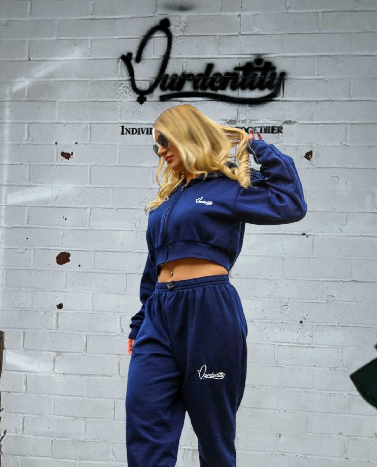 Signature Navy Blue Joggers