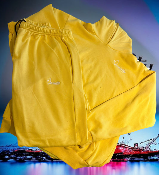 Yellow overhead tracksuit