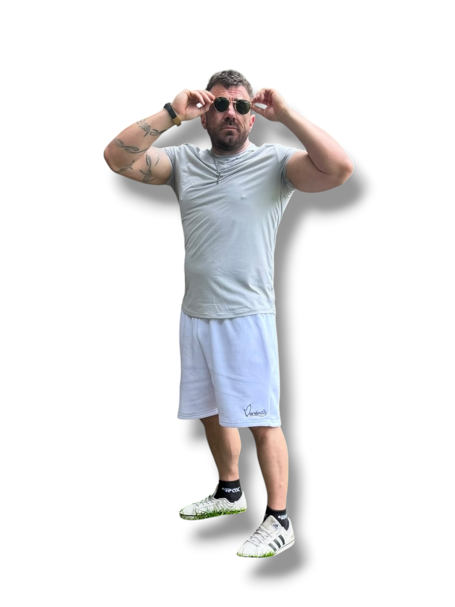 Signature White Shorts