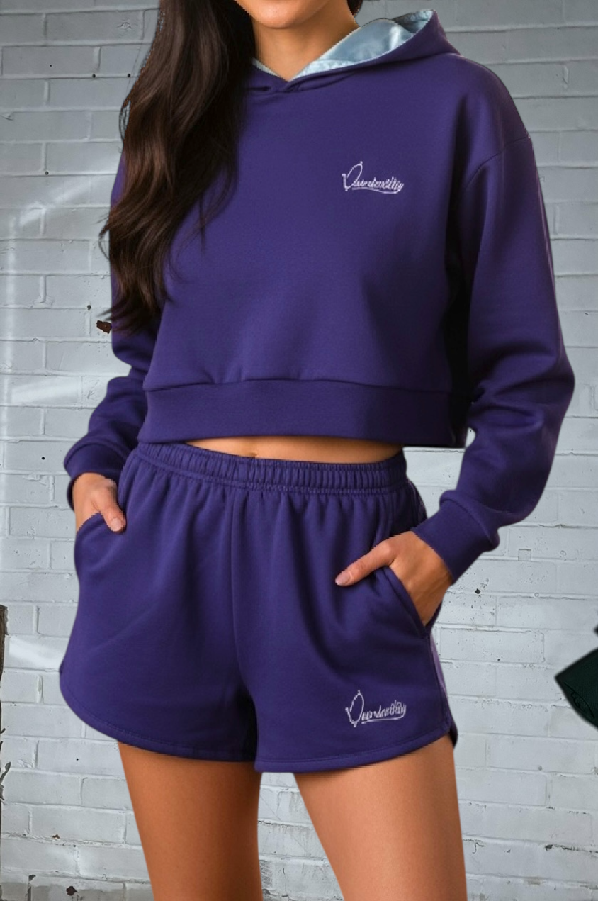Purple Lounge Shorts