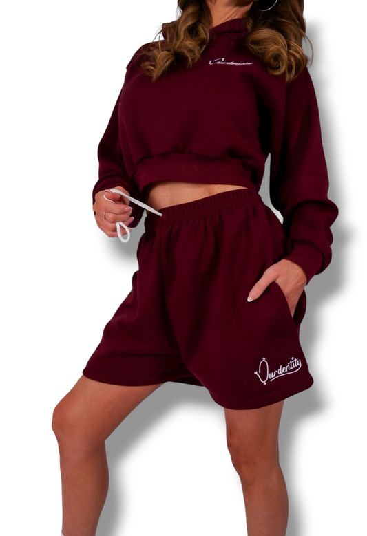 Signature Dark Wine Shorts