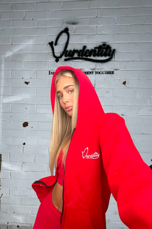 Signature Red Hoodie