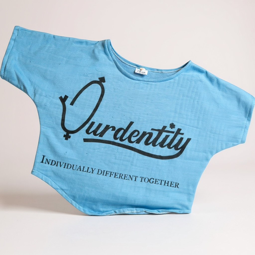 Sky Blue Pump Cover Gym Top