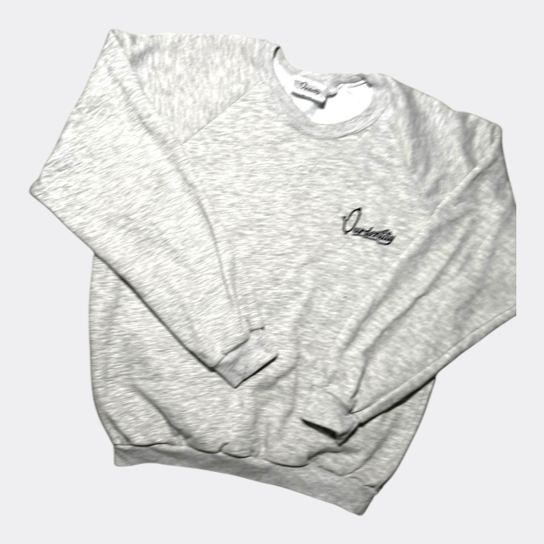 Silver Grey Crew Neck Jumper