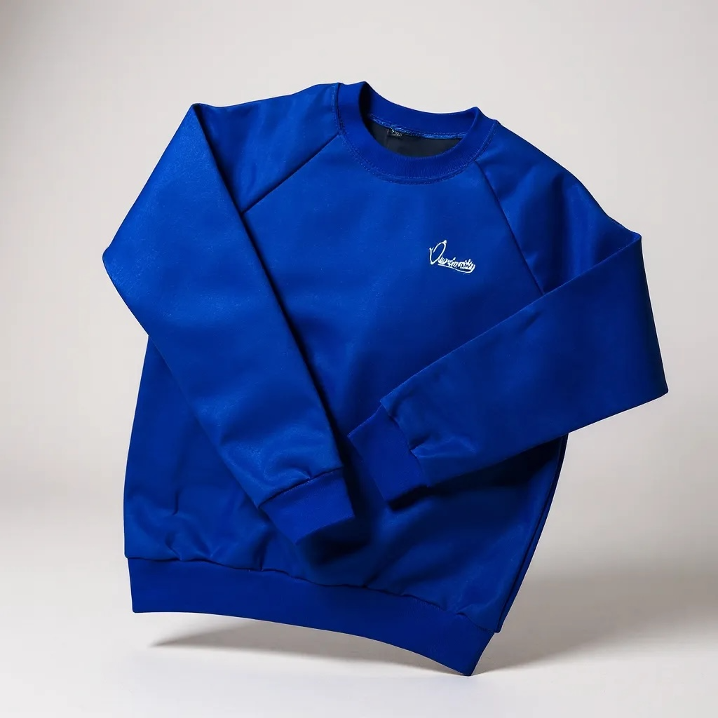 Royal Blue Crew Neck Jumper