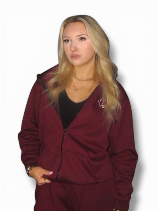 Signature Dark Wine Hoodie