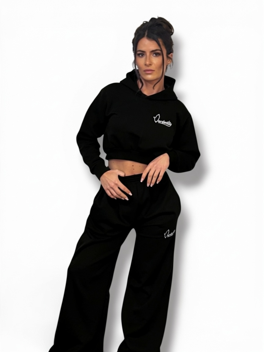 Black Baggy Style Joggers