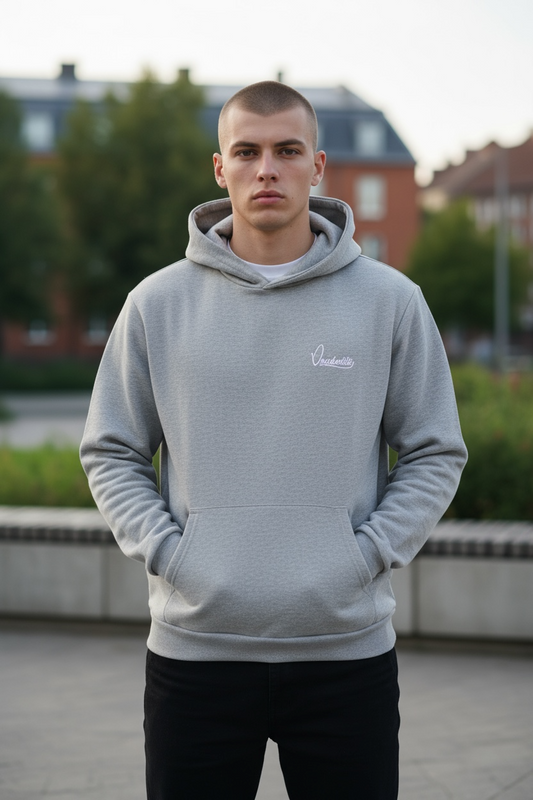 Smoke grey overhead hoodie