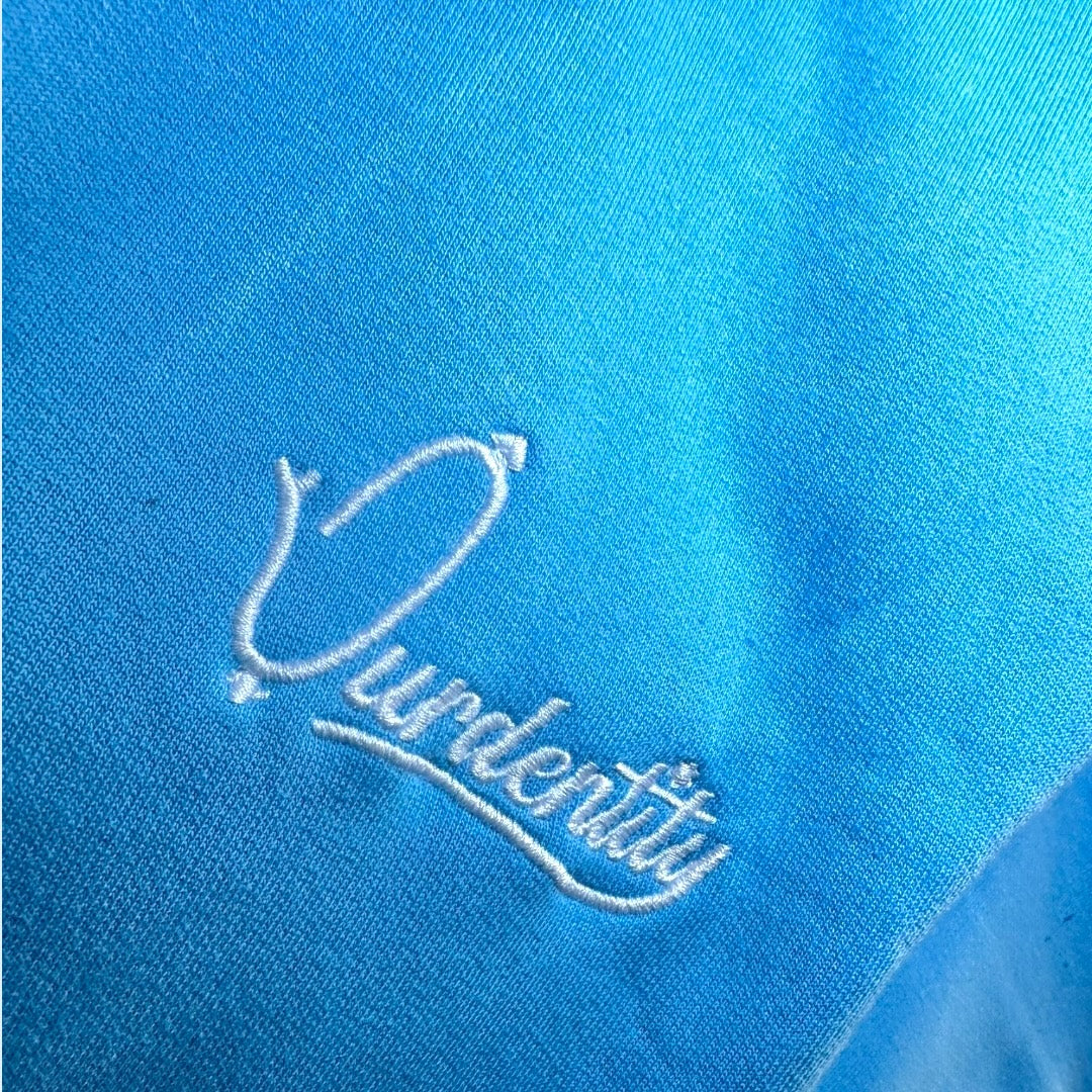 Sky Blue Overhead Cuffed Bottom Tracksuit