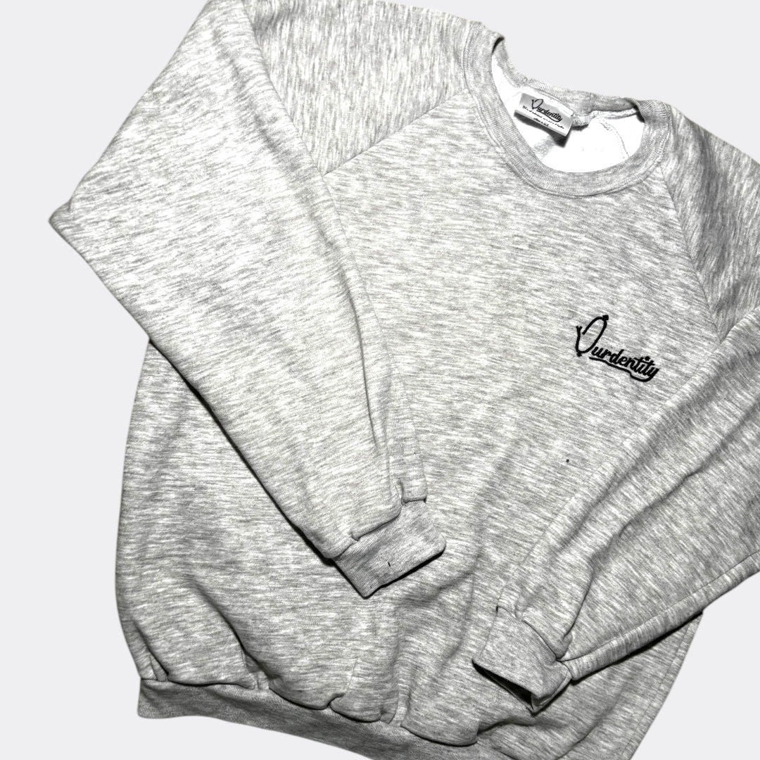 Silver Grey Crew Neck Jumper