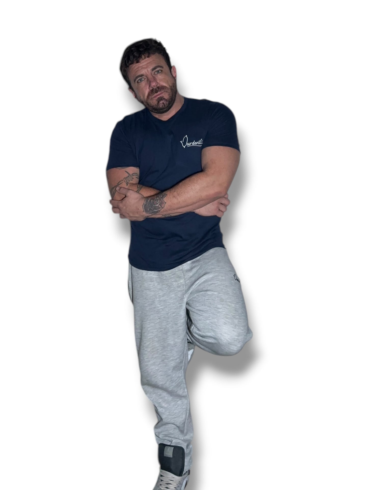 Signature Silver Grey Joggers