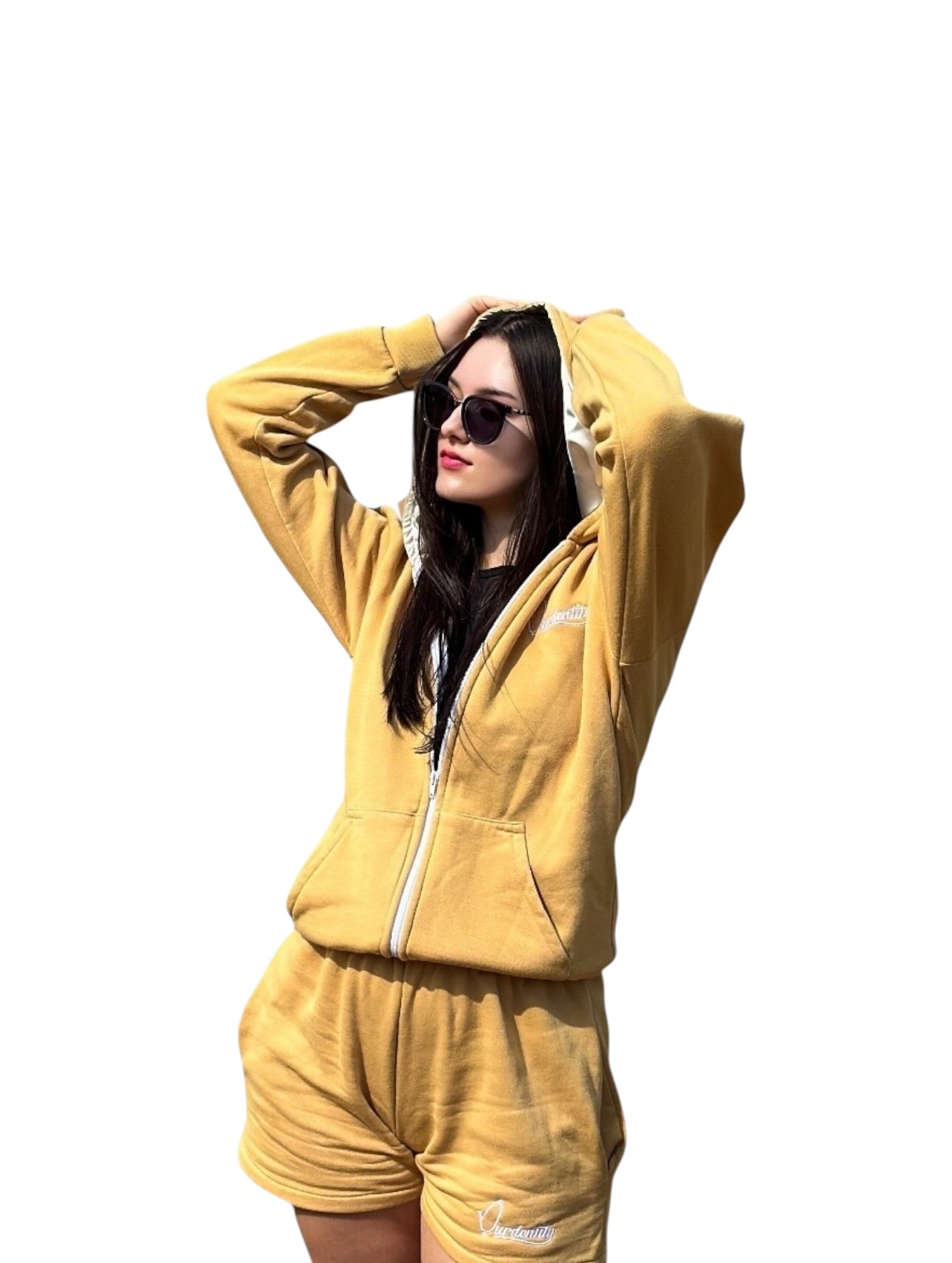 Satin Lined Caramel Hoodie